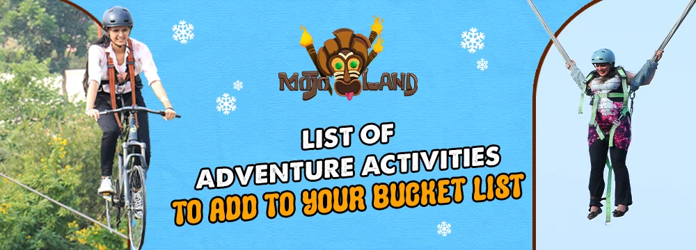 list of adventure activities