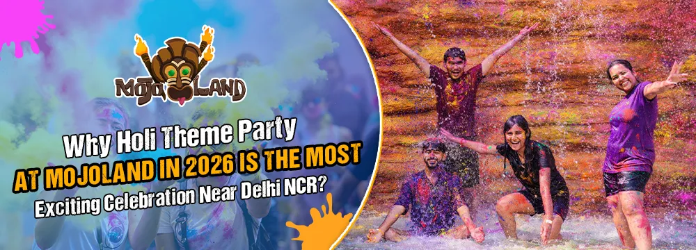 Holi Theme Party at Mojoland